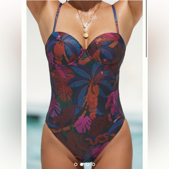 FARM Rio Other - NWOT‎ Farm Rio Sweetheart One-Piece Swimsuit XS